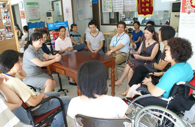 深圳殘疾人心理咨詢輔導站走進福田沙頭職康，為殘障人士點亮“心”光